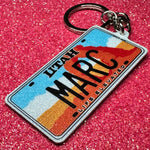 Utah License Plate Custom Keychain