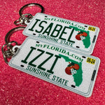 Florida License Plate Custom Keychain