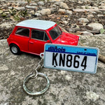 Illinois License Plate Custom Keychain