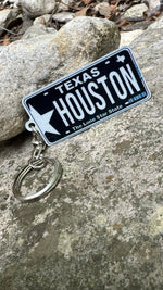 Texas License Plate Custom Keychain