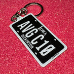 Iowa License Plate Custom Keychain