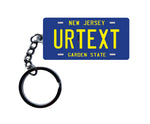 New Jersey License Plate Custom Keychain