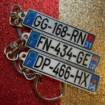 Germany Euro Plate Keychain