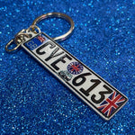 Germany Euro Plate Keychain