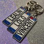 Great Britain Euro Plate Keychain