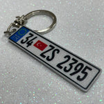 Great Britain Euro Plate Keychain