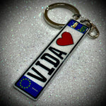 Germany Euro Plate Keychain