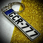 Great Britain Euro Plate Keychain