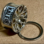Personalized Keychain Miniature Wheel
