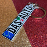 Germany Euro Plate Keychain