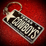 Texas License Plate Custom Keychain