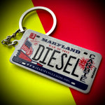 Create your own US License Plate Keychain