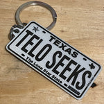 Texas License Plate Custom Keychain