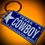 Texas License Plate Custom Keychain