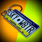 Pennsylvania License Plate Custom Keychain